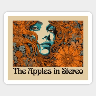 The Apples In Stereo  --- Fan Tribute Art Sticker